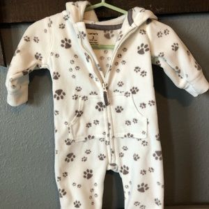 Carters fleece bodysuit.